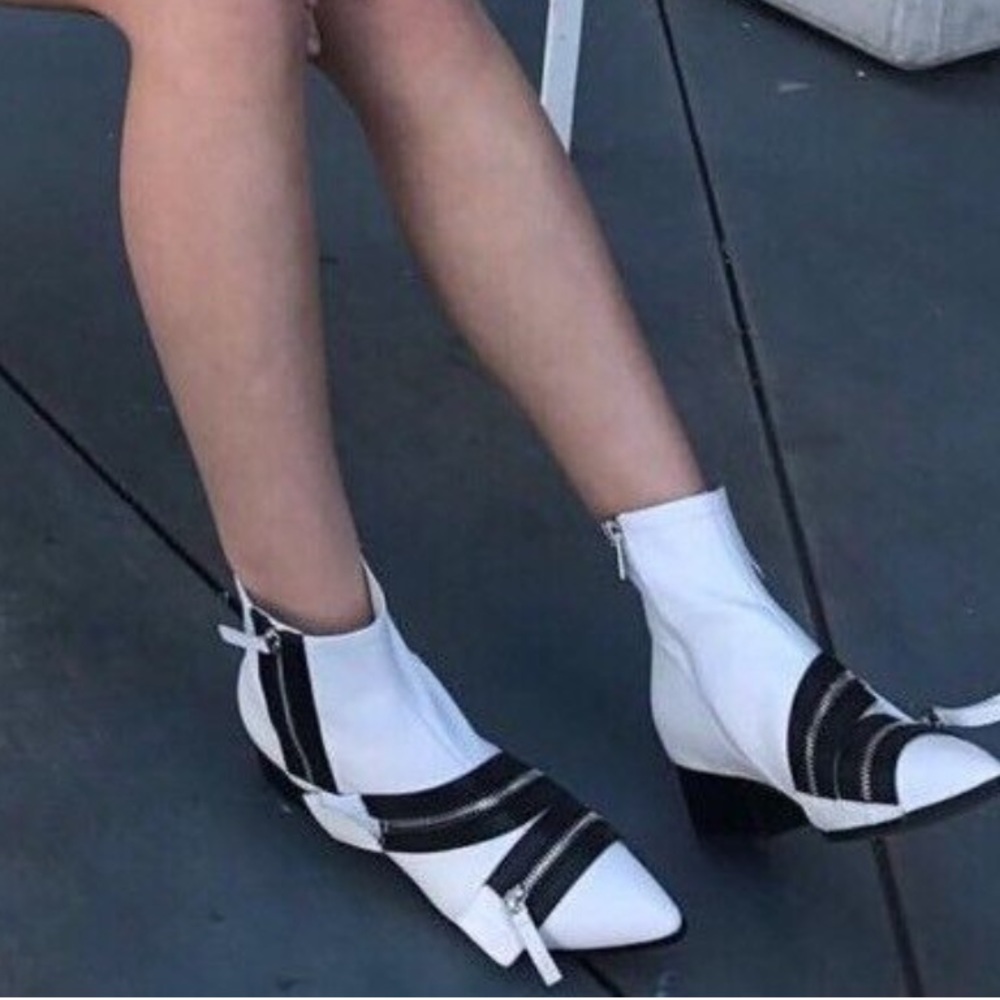 Jeffrey Campbell Olaf Ankle boots - White & Black